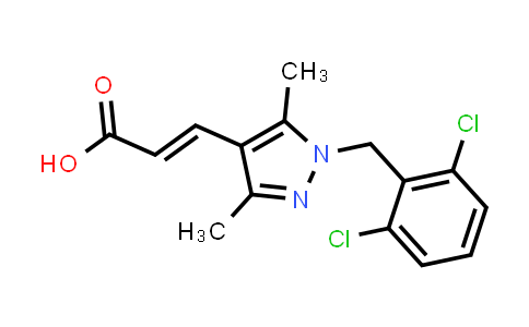 3-(1-(2,6-Dichlorobenzyl)-3,5-dimethyl-1h-pyrazol-4-yl)acrylic acid