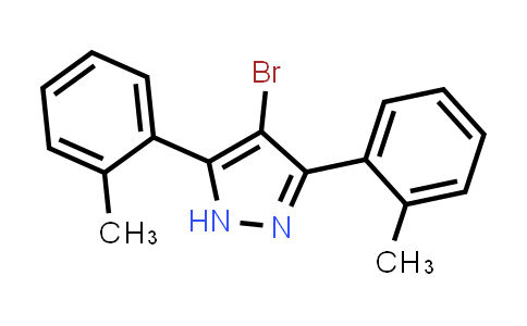 4-溴-3,5-双(2-甲基苯基)-1h-吡唑