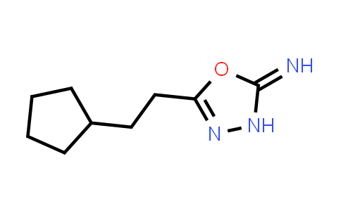 5-(2-Cyclopentylethyl)-1,3,4-oxadiazol-2(3h)-imine
