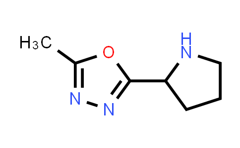 2-Methyl-5-(pyrrolidin-2-yl)-1,3,4-oxadiazole