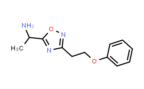 1-(3-(2-Phenoxyethyl)-1,2,4-oxadiazol-5-yl)ethan-1-amine