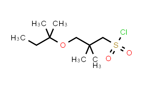 2,2-Dimethyl-3-(tert-pentyloxy)propane-1-sulfonyl chloride