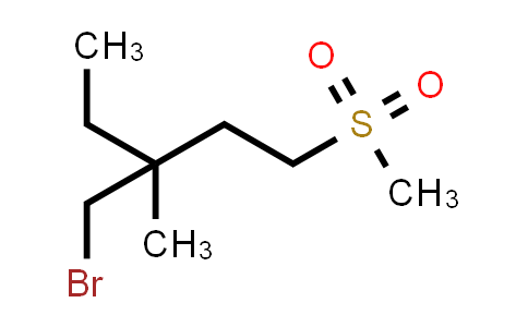 3-(Bromomethyl)-3-methyl-1-(methylsulfonyl)pentane
