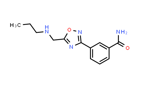 3-(5-((Propylamino)methyl)-1,2,4-oxadiazol-3-yl)benzamide