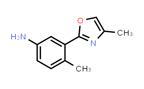 4-Methyl-3-(4-methyl-1,3-oxazol-2-yl)aniline