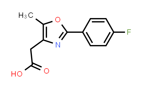 2-[2-(4-氟苯基)-5-甲基-1,3-噁唑-4-基]乙酸