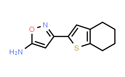 3-(4,5,6,7-Tetrahydrobenzo[b]thiophen-2-yl)isoxazol-5-amine