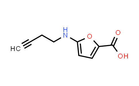 5-(But-3-yn-1-ylamino)furan-2-carboxylic acid