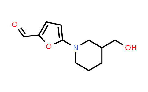 5-(3-(Hydroxymethyl)piperidin-1-yl)furan-2-carbaldehyde