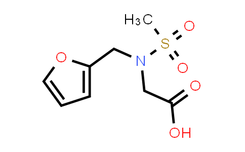 N-(furan-2-ylmethyl)-N-(methylsulfonyl)glycine