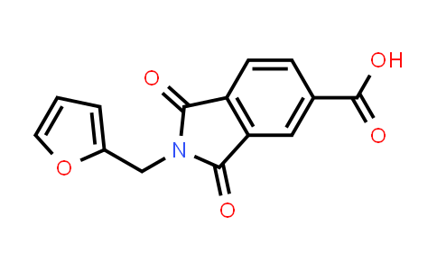 2-(Furan-2-ylmethyl)-1,3-dioxo-2,3-dihydro-1H-isoindole-5-carboxylic acid