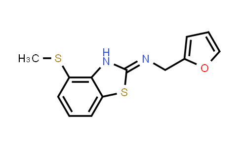 n-(Furan-2-ylmethyl)-4-(methylthio)benzo[d]thiazol-2(3h)-imine