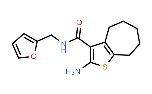 2-Amino-N-(furan-2-ylmethyl)-5,6,7,8-tetrahydro-4H-cyclohepta[b]thiophene-3-carboxamide