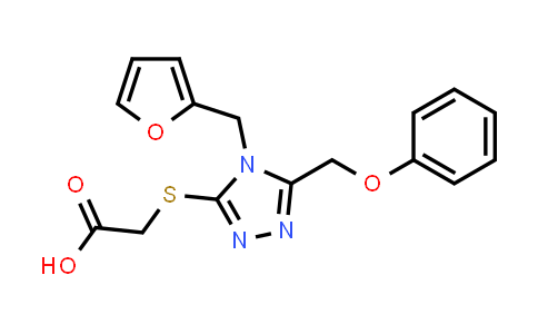 2-{[4-(furan-2-ylmethyl)-5-(phenoxymethyl)-4h-1,2,4-triazol-3-yl]sulfanyl}acetic acid