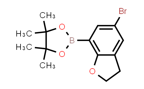 2-(5-Bromo-2,3-dihydrobenzofuran-7-yl)-4,4,5,5-tetramethyl-1,3,2-dioxaborolane