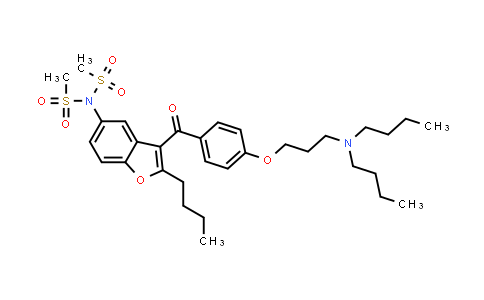 N-(2-丁基-3-(4-(3-(二丁基氨基)丙氧基)-苯甲?；?苯并呋喃-5-基)-N-(甲基磺?；?甲磺酰胺（決奈達隆雜質）