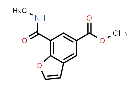 7-(甲基氨甲酰)苯并呋喃-5-羧酸甲酯