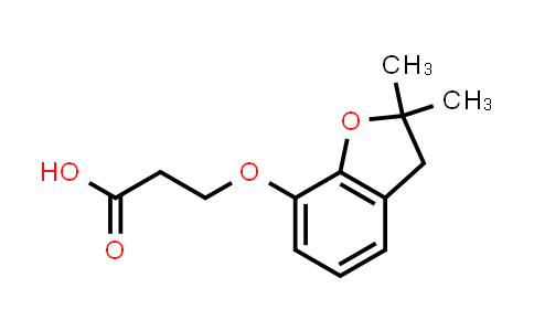 3-[(2,2-dimethyl-2,3-dihydro-1-benzofuran-7-yl)oxy]propanoic acid