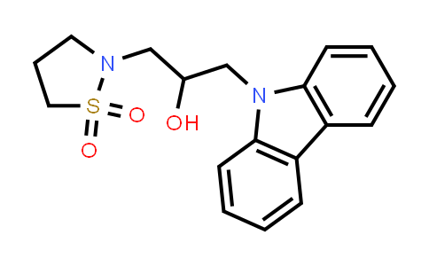 N-[3-(9H-Carbazol-9-yl)-2-hydroxypropyl]isothiazolidine 1,1-dioxide