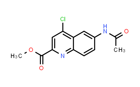 6-乙酰氨基-4-氯喹啉-2-羧酸甲酯