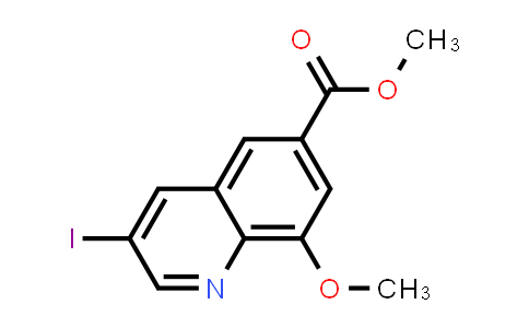 3-碘-8-甲氧基喹啉-6-羧酸甲酯
