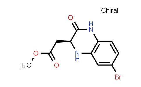 Methyl 2-[(2S)-7-bromo-3-oxo-1,2,3,4-tetrahydroquinoxalin-2-yl]acetate
