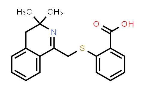 2-(((3,3-Dimethyl-3,4-dihydroisoquinolin-1-yl)methyl)thio)benzoic acid