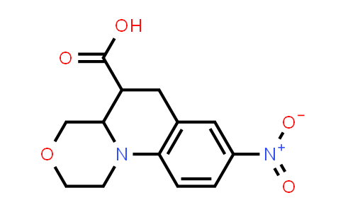 8-Nitro-1h,2h,4h,4ah,5h,6h-morpholino[4,3-a]quinoline-5-carboxylic acid
