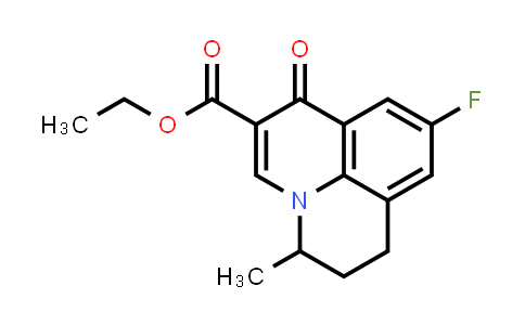 Ethyl 9-fluoro-5-methyl-1-oxo-6,7-dihydro-1H,5H-pyrido[3,2,1-ij]quinoline-2-carboxylate