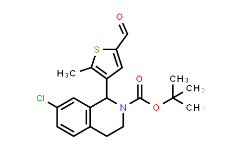 叔丁基7-氯-1-(5-甲酰基-2-甲基噻吩-3-基)-3,4-二氢异喹啉-2(1H)-羧酸酯
