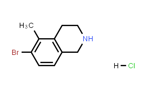 6-Bromo-5-methyl-1,2,3,4-tetrahydroisoquinoline hydrochloride