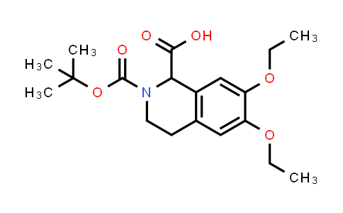 2-(叔丁氧基羰基)-6,7-二乙氧基-1,2,3,4-四氢异喹啉-1-羧酸