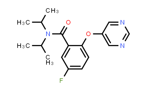 5-Fluoro-N,N-diisopropyl-2-(pyrimidin-5-yloxy)benzamide