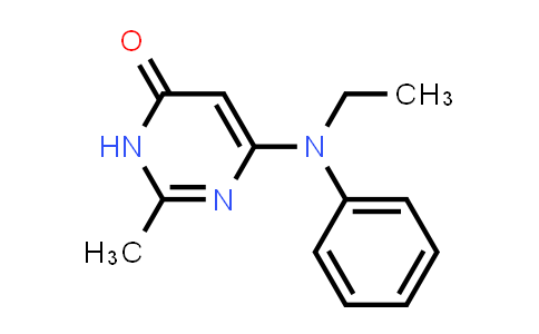 6-(Ethyl(phenyl)amino)-2-methylpyrimidin-4(3H)-one