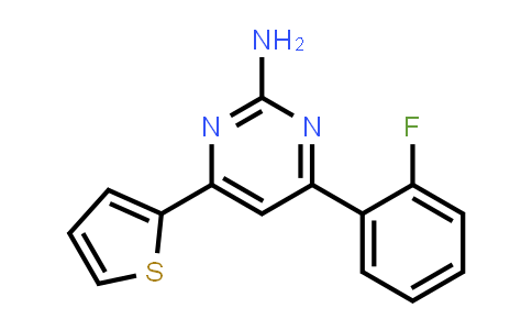 4-(2-Fluorophenyl)-6-(thiophen-2-yl)pyrimidin-2-amine