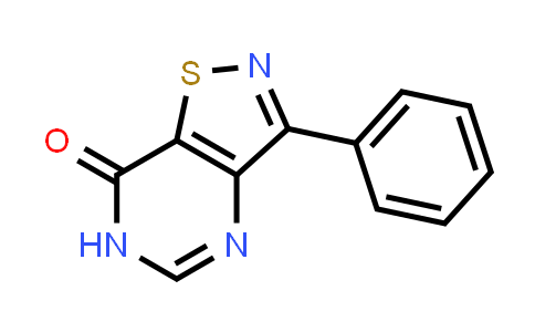 3-Phenyl-6h,7h-[1,2]thiazolo[4,5-d]pyrimidin-7-one