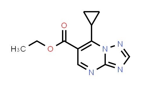Ethyl 7-cyclopropyl-[1,2,4]triazolo[1,5-a]pyrimidine-6-carboxylate