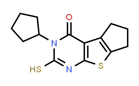3-环戊基-1,2,3,5,6,7-六氢-2-硫代-4H-环戊烷[4,5]噻吩并[2,3-d]嘧啶-4-酮