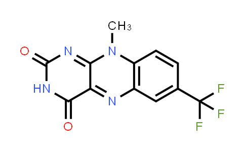 10-Methyl-7-(trifluoromethyl)benzo[g]pteridine-2,4(3H,10H)-dione