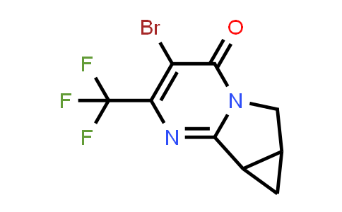3-Bromo-2-(trifluoromethyl)-6,6a,7,7a-tetrahydro-4H-cyclopropa[3,4]pyrrolo[1,2-a]pyrimidin-4-one