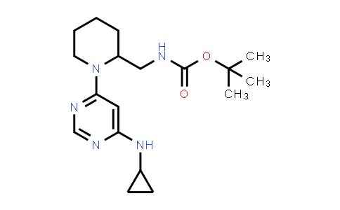 [1-(6-环丙氨基-嘧啶-4-基)-哌啶-2-基甲基]-氨基甲酸叔丁酯