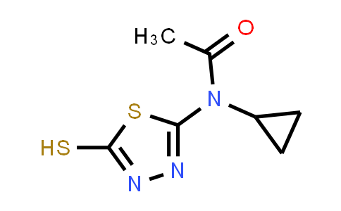 n-Cyclopropyl-n-(5-sulfanyl-1,3,4-thiadiazol-2-yl)acetamide