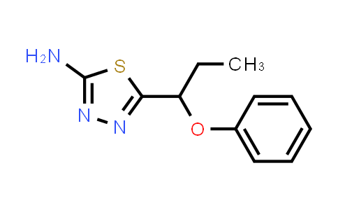 5-(1-苯氧基丙基)-1,3,4-噻二唑-2-胺