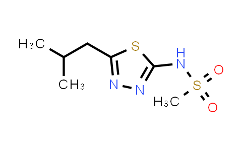 N-(5-isobutyl-1,3,4-thiadiazol-2-yl)methanesulfonamide