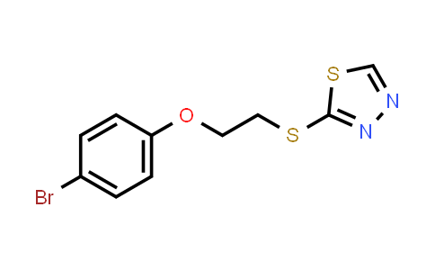 2-((2-(4-Bromophenoxy)ethyl)thio)-1,3,4-thiadiazole