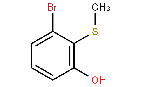 3-溴-2-(甲硫基)苯酚