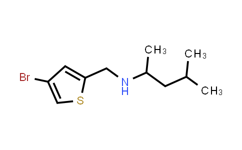 N-((4-溴噻吩-2-基)甲基)-4-甲基戊-2-胺