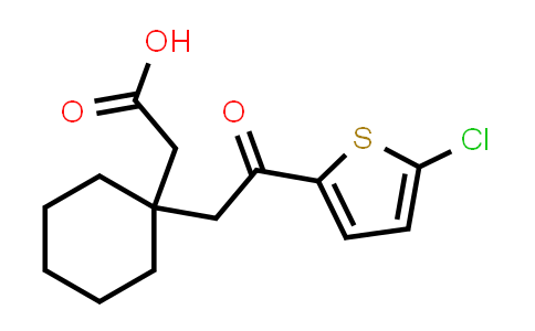 2-{1-[2-(5-chlorothiophen-2-yl)-2-oxoethyl]cyclohexyl}acetic acid