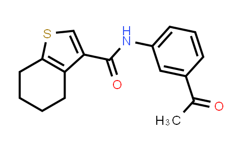 N-(3-乙酰苯基)-4,5,6,7-四氢苯并[b]噻吩-3-甲酰胺