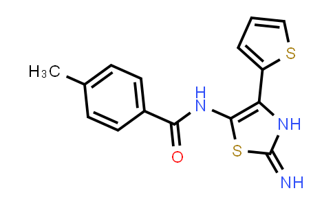 N-(2-亞胺-4-(噻吩-2-基)-2,3-二氫噻唑-5-基)-4-甲基b烯z酰胺